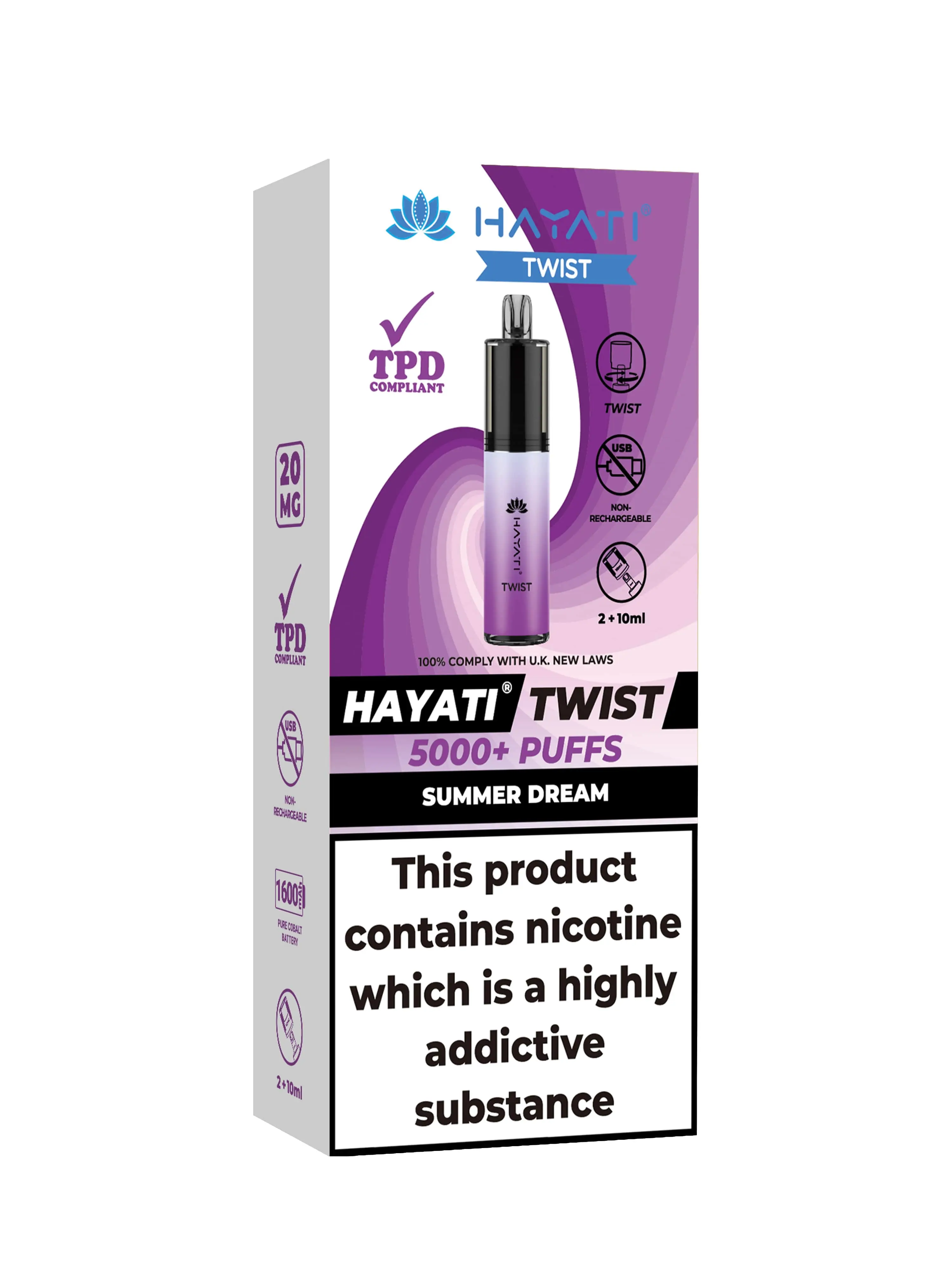 Summer Dream Hayati Twist 5000 Disposable Pod Kit